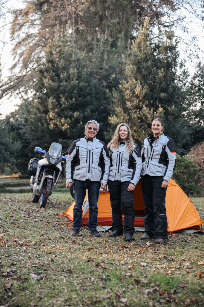 Il Team Adventure Riding formato da Renato Zocchi, Giulia Filippi e Giovanna Dall'Amico